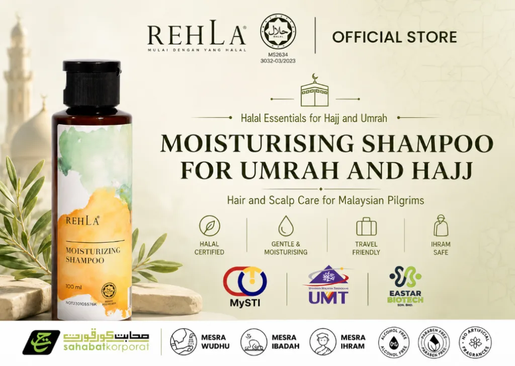Moisturising Shampoo for Umrah and Hajj: Hair and Scalp Care for Malaysian Pilgrims